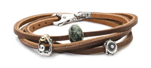 Load image into Gallery viewer, Trollbeads Leather Bracelet Light/Dark Brown
