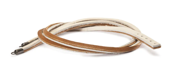 Tollbeads Leather Bracelet Brown/Beige