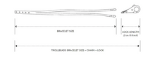Load image into Gallery viewer, Trollbeads Leather Bracelet Beige
