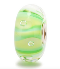 Load image into Gallery viewer, Trollbeads Green Stripe Bubbles

