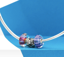 Load image into Gallery viewer, Trollbeads Violet Stripe
