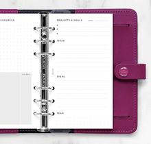 Load image into Gallery viewer, Filofax Projects and Goals Tracker Refill-Personal
