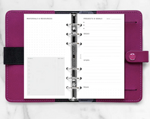 Load image into Gallery viewer, Filofax Projects and Goals Tracker Refill-Personal
