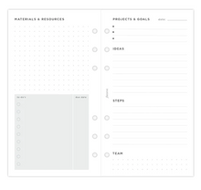 Load image into Gallery viewer, Filofax Projects and Goals Tracker Refill-Personal

