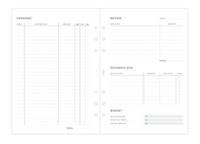 Load image into Gallery viewer, Filofax Expense Tracker Refill-A5
