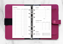 Load image into Gallery viewer, Filofax Expense tracker Refill-Personal
