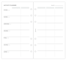 Load image into Gallery viewer, Filofax Activity Planner Refill-Personal
