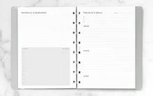 Load image into Gallery viewer, Filofax Notebook Projects and Goals Refill-A5
