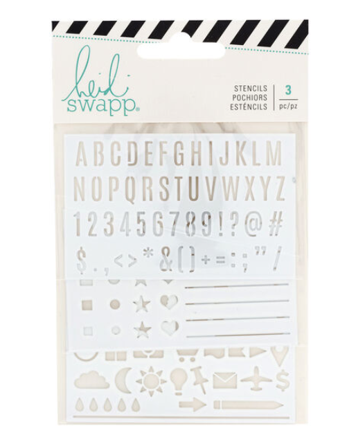 Heidi Swapp Metal Journalling Stencil