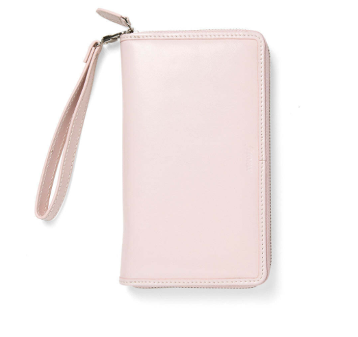 Filofax Malden Pink Personal Zippered Planner-no calendar