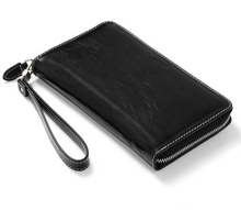 Load image into Gallery viewer, Filofax Malden Black Zippered Personal Planner
