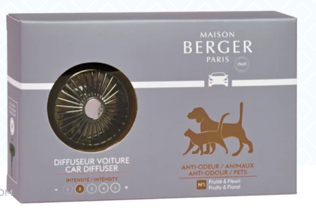 Maison Berger Car Diffuser-Anti-odour Pets