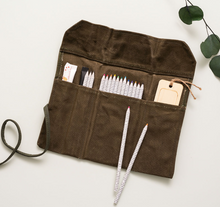 Load image into Gallery viewer, Journaling Tool Roll-Olive
