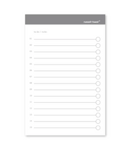 Load image into Gallery viewer, Russell + Hazel Lined Charcoal Sticky Notes
