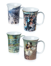Load image into Gallery viewer, Impressionist-Set of 4 Mugs
