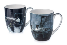 Load image into Gallery viewer, Set of 2 Mugs-Robert Bateman-Loons
