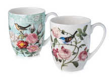 Load image into Gallery viewer, Bird Garden- Set of 2 Mugs
