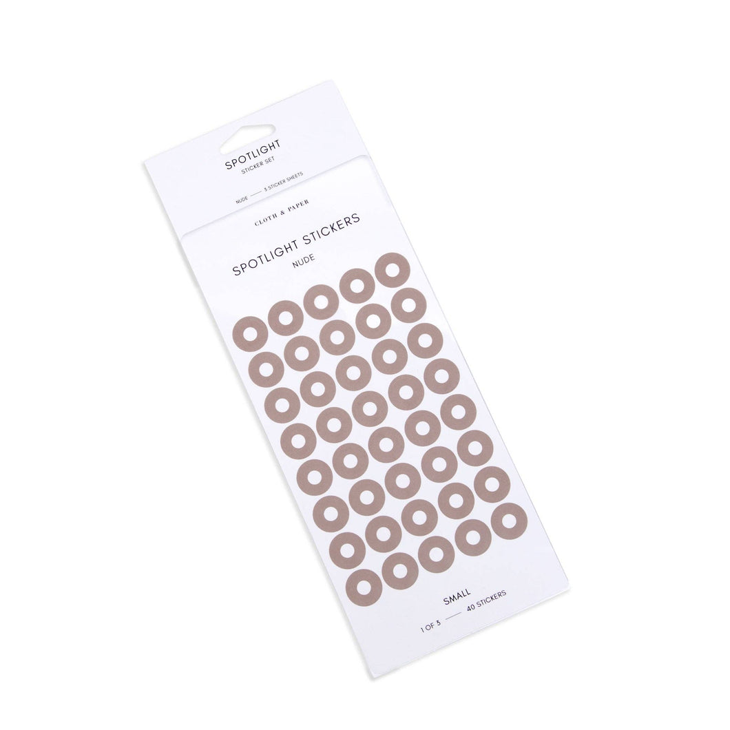 Cloth & Paper - Spotlight Sticker Set-Nude