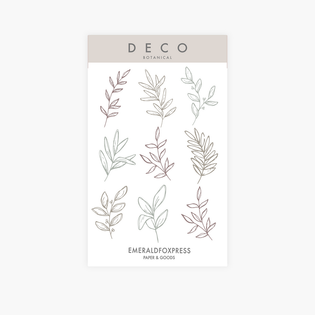 EFP-Deco Botanicals - Planner Sticker Sheet