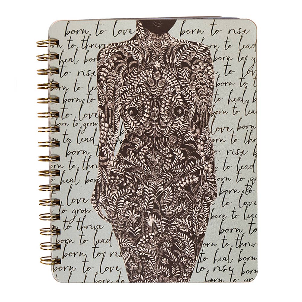 PAPAYA - Spiral Notebook - Living Woman